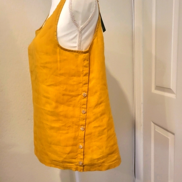 Rachel Roy - NWT - 100% Linen Top - Vintage Look - Picture 2 of 7